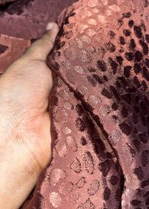 Brown Leopard Print Fabric for hijab