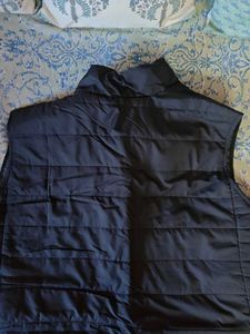 Stylish Black Padded Vest 3XL