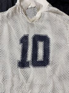 Mesh White Number 10 Top