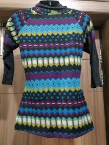 Stylish Semi Winter Stretchable Top