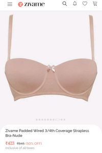 Unsued Padded Wired Bra