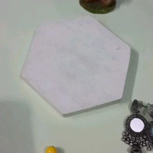 Decorative Hexagonal Tray/ coaster