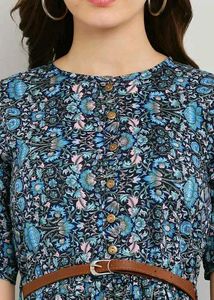 Chic Floral Print Maxi Dress