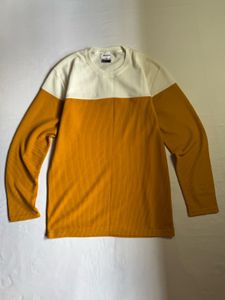 Color Block Ribbed Long Sleeve Top