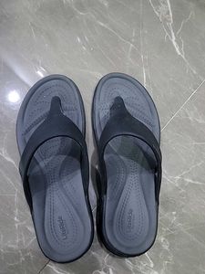Crocs flip flops platform heels