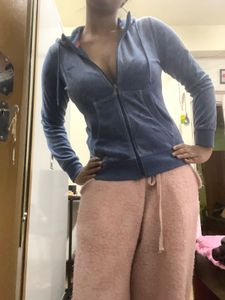 y2k Velour Hoodie