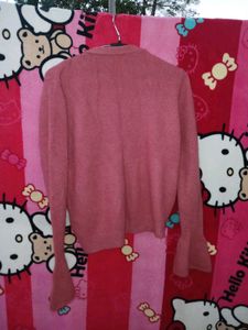 Elegant Pink Cardigan
