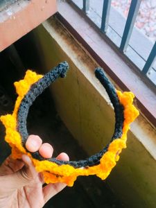 Crochet Sunflower Hairband