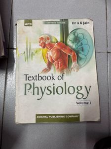 AK Jain Physiology Textbook Volume 1and 2 Combo