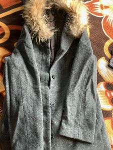 Cozy Gray Wool Coat