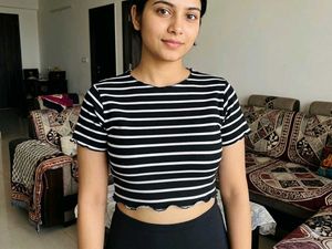 Striped Cropped T-Shirt
