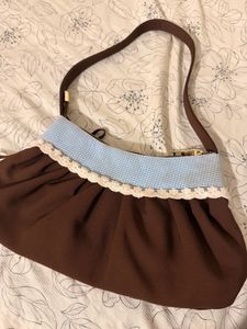 Nefs finds Cute Brown &amp; Blue Gingham Bag