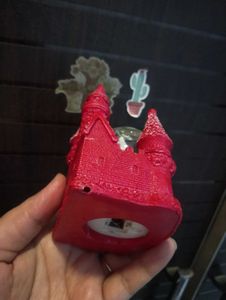 Love Couple in a Castle Showpiece