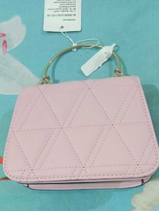 Fastrack Pink Quilted Handbag