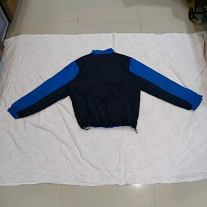 Blue &amp; Navy Zip-Up Track Jacket