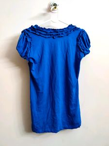 🔥BUY1GET1🔥 Deal 🔥 Women's Blue Designer Top