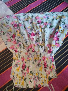 Floral Print Summer Top