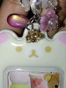 Cute Bear Photo Frame Keychain