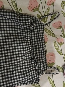 Gingham Check Mini Dress