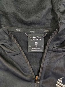 Nike Black Zip-Up Hoodie