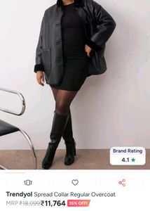 Black Faux Leather Jacket