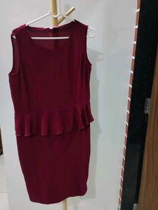 Elegant Peplum Dress