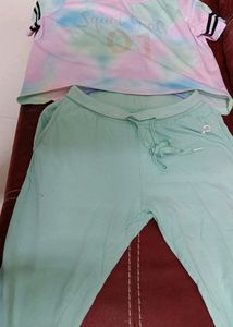 Pantaloons T-shirt And Bottom Set