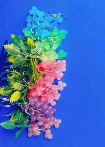 Cute Grape Bunch Keychain Set of 6