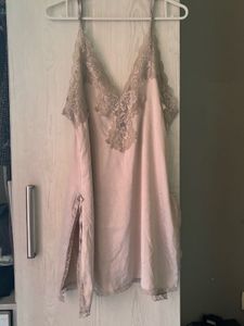 Lace Trim Slip Dress