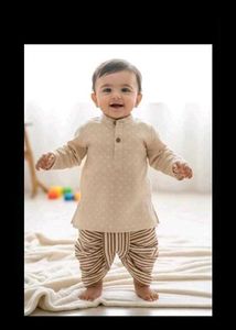chikankari dhoti kurta set (12-18 months)