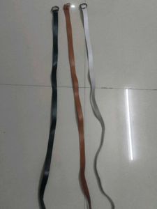 Set of 3 Thin Belts