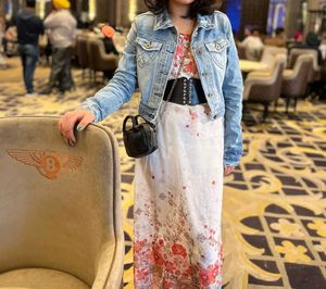 Crop Denim Jacket For Women
