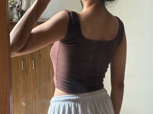 Brown Tank Top