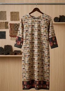 Designer Printed Cotton Kurta