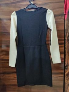 Chic Colorblock Mini Dress