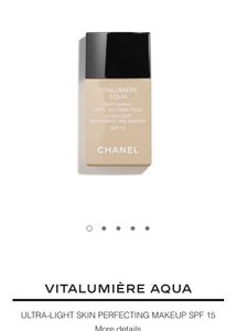 Chanel vitalumiere aqua foundation