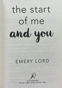 The Start of Me and You by Emery Lord
