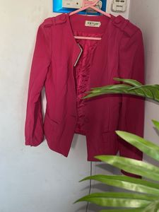 Chic Pink Blazer