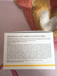 Medicube Kojic Acid Turmeric Vita Capsule Cream