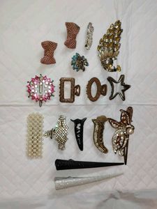 Hair Clip Bundle combo of 16 clips