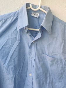 Blue Formal Shirt Half Sleeve For Men