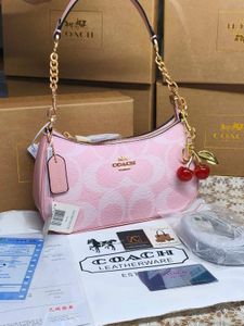 Coach Teri pink 🩷 with CHERRY CHARM 🍒