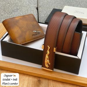 Jaguar Belt and Wallet Combo