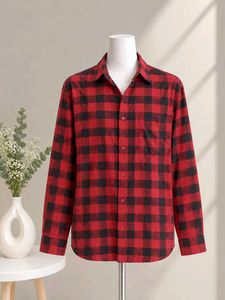 Classic Red & Black Checkered Shirt