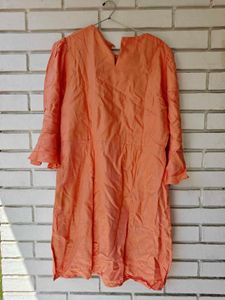 Elegant Peach Dress