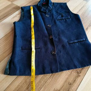 Kid's Blue Nehru Jacket