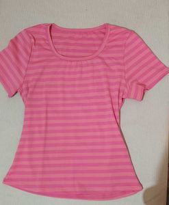 Pink Striped T-Shirt