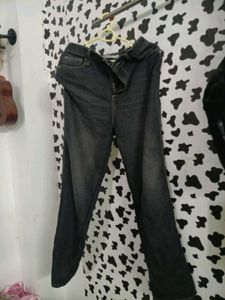 Roadsters Stylish Dark Wash Baggy Jeans