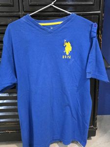 Uspa blue tshirt Size M