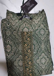 Elegant Green Kurta Set with Embellishments3XL